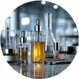 Para productos farmacéuticos, nutracéuticos y cosméticos